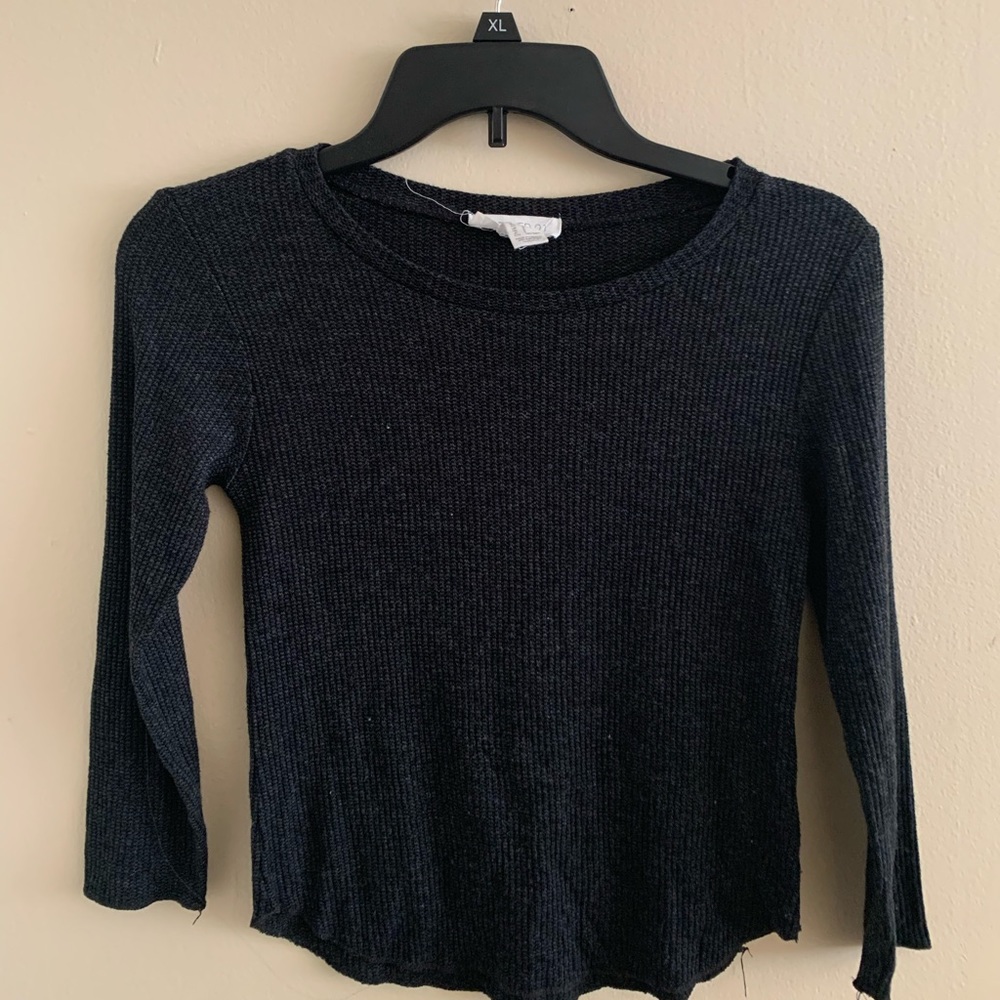 Black Quarter Sleeve Shirt